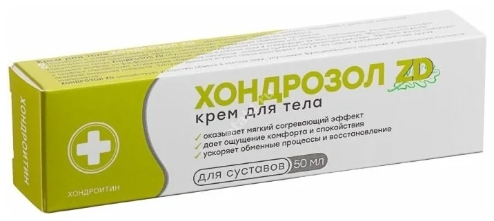ХОНДРОЗОЛ ZD крем для суставов (туба) 50мл (Зеленая Дубрава, РФ)