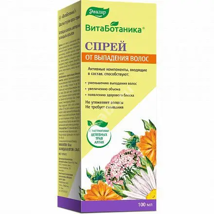 ВИТАБОТАНИКА спрей для волос от выпадения 100мл (ЮПЕКО, РФ)