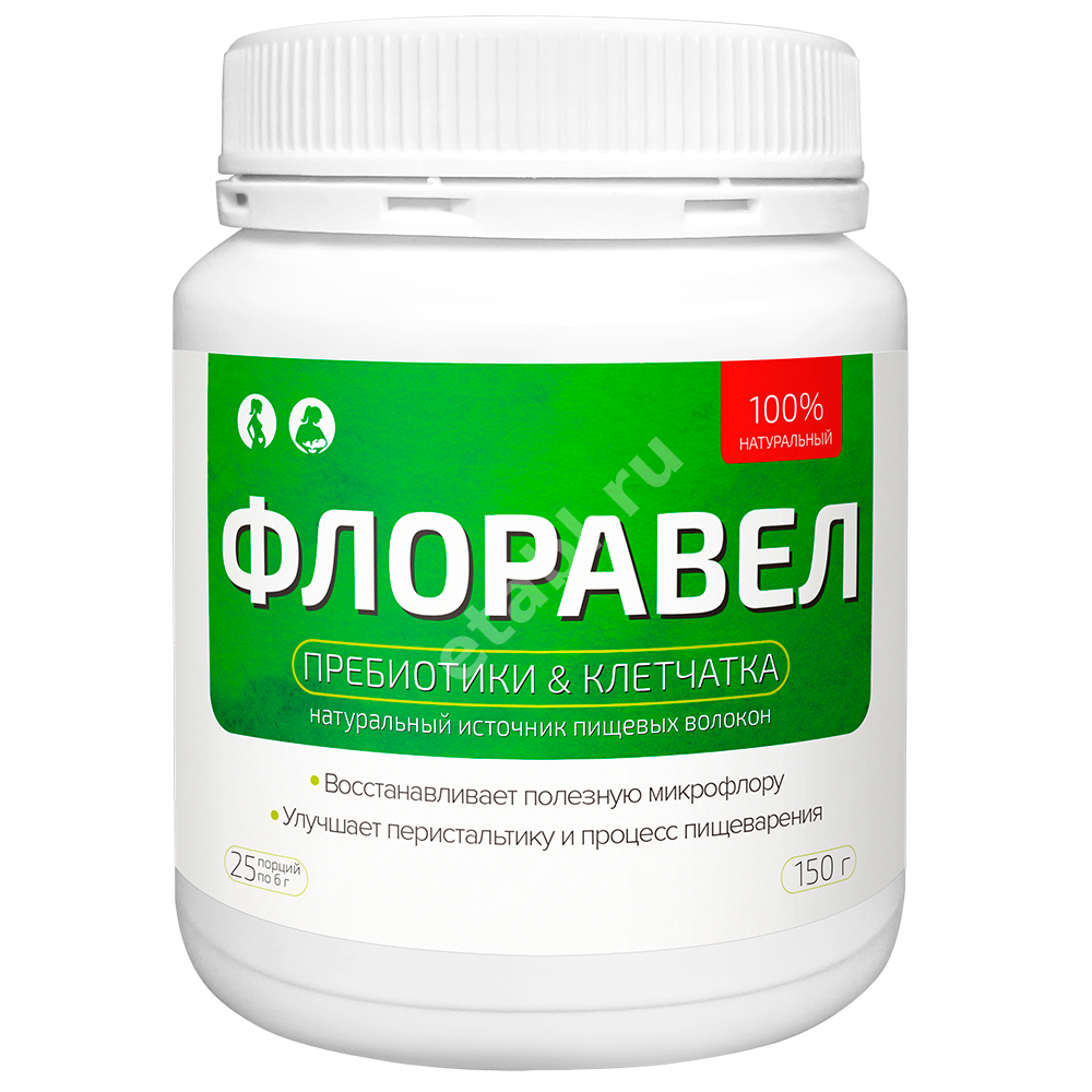 ФЛОРАВЕЛ пор. (банк.) 150г N1 (Сибфармконтракт, РФ)