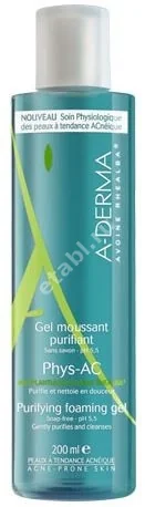 А-ДЕРМА (A-DERMA) Phys-AC гель д/умывания очищающ пенящийся 200мл (ПЬЕР ФАБР, ФРАНЦИЯ)