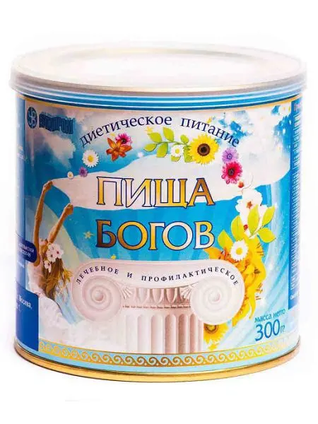 ПИЩА БОГОВ коктейль соево-белковый 300г Клубника (Витапром, РФ)