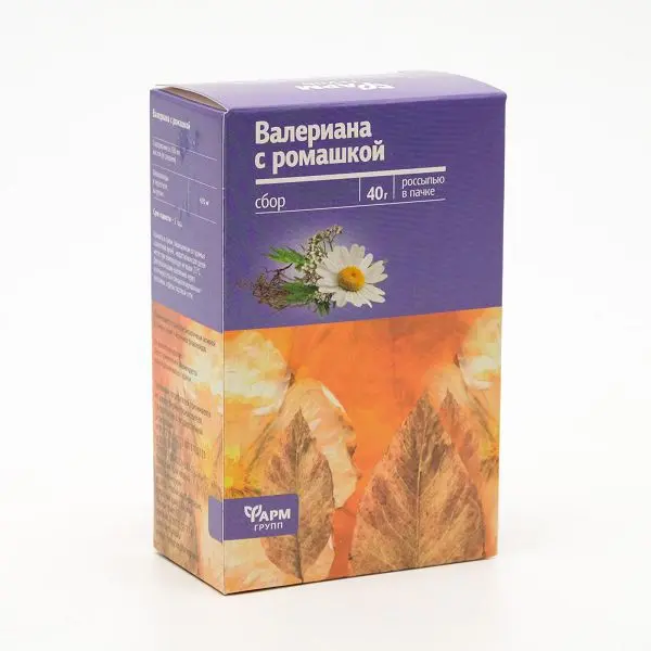 ВАЛЕРИАНА С РОМАШКОЙ 40г N1 (Алтай-фарм ООО/Фармгрупп, РФ)