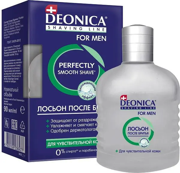 ДЕОНИКА (DEONICA) For men лосьон после бритья д/чувств кожи 90мл (АРНЕСТ, РФ)