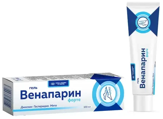 ВЕНАПАРИН-ФОРТЕ гель для ног диосмин/гесперидин (туба) 100мл (Вис, РФ)