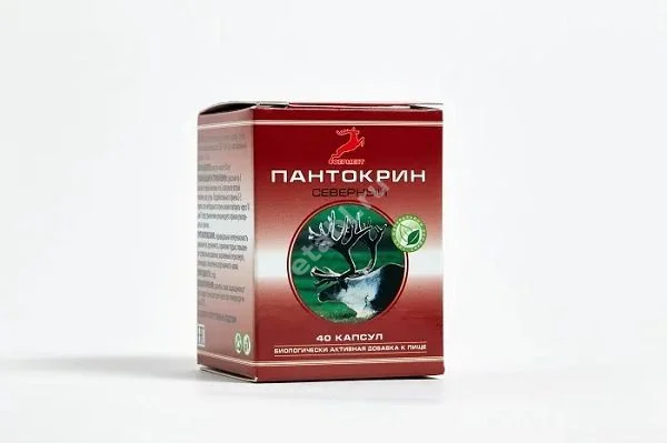ПАНТОКРИН СЕВЕРНЫЙ капс. 0.3г N40 (Фермент Фирма, РФ)