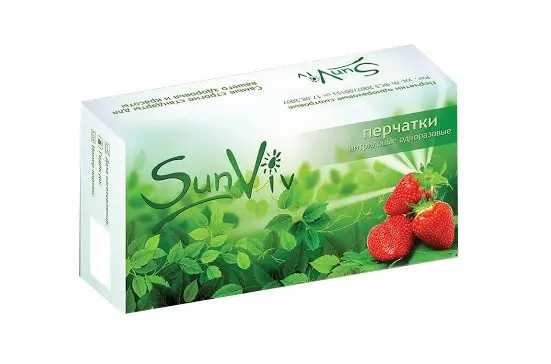 ПЕРЧАТКИ МЕДИЦИНСКИЕ нестер. винил. р.8-9 (L) (50пар) N100 (Суцянь Грин Глов, КИТАЙ)