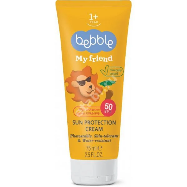БЕББЛ (BEBBLE) My Friend крем солнцезащит SPF50 12м+ 75мл (Лавена, БОЛГАРИЯ)