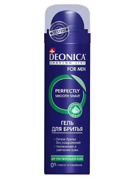 ДЕОНИКА (DEONICA) For men гель д/бритья д/чувств кожи 200мл (АРНЕСТ, РФ)