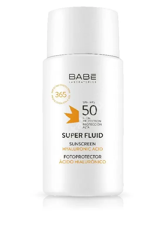 BABE Суперфлюид крем для лица солнцезащит SPF50+ (фл. с дозат.) 50мл (БАБЕ Лабораторис, ИСПАНИЯ)