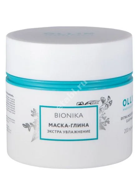 ОЛЛИН Bionica маска-глина для волос экстраувлаж. 200мл (Технология, РФ)