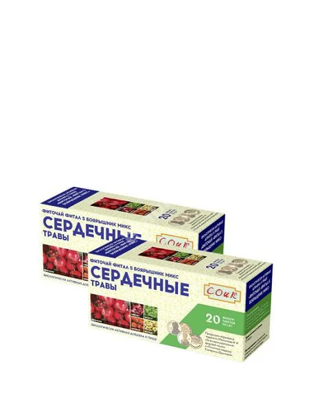 ФИТАЛ 5 сердечный фиточай (фильтр-пак.) 1.5г N20 (СОиК, РФ)