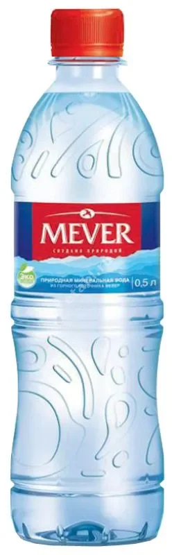 ВОДА ПИТЬЕВАЯ негаз. (бут. п/э) 0.5л (Мевер завод минеральных вод, РФ)