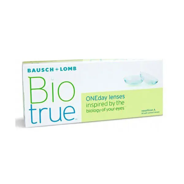 ЛИНЗЫ КОНТАКТНЫЕ Bausch+Lomb Biotrue Oneday 30шт традиц 1день б/цв -6.00 8.6 (Бауш энд Ломб Инкорпорейтед, ФРАНЦИЯ)