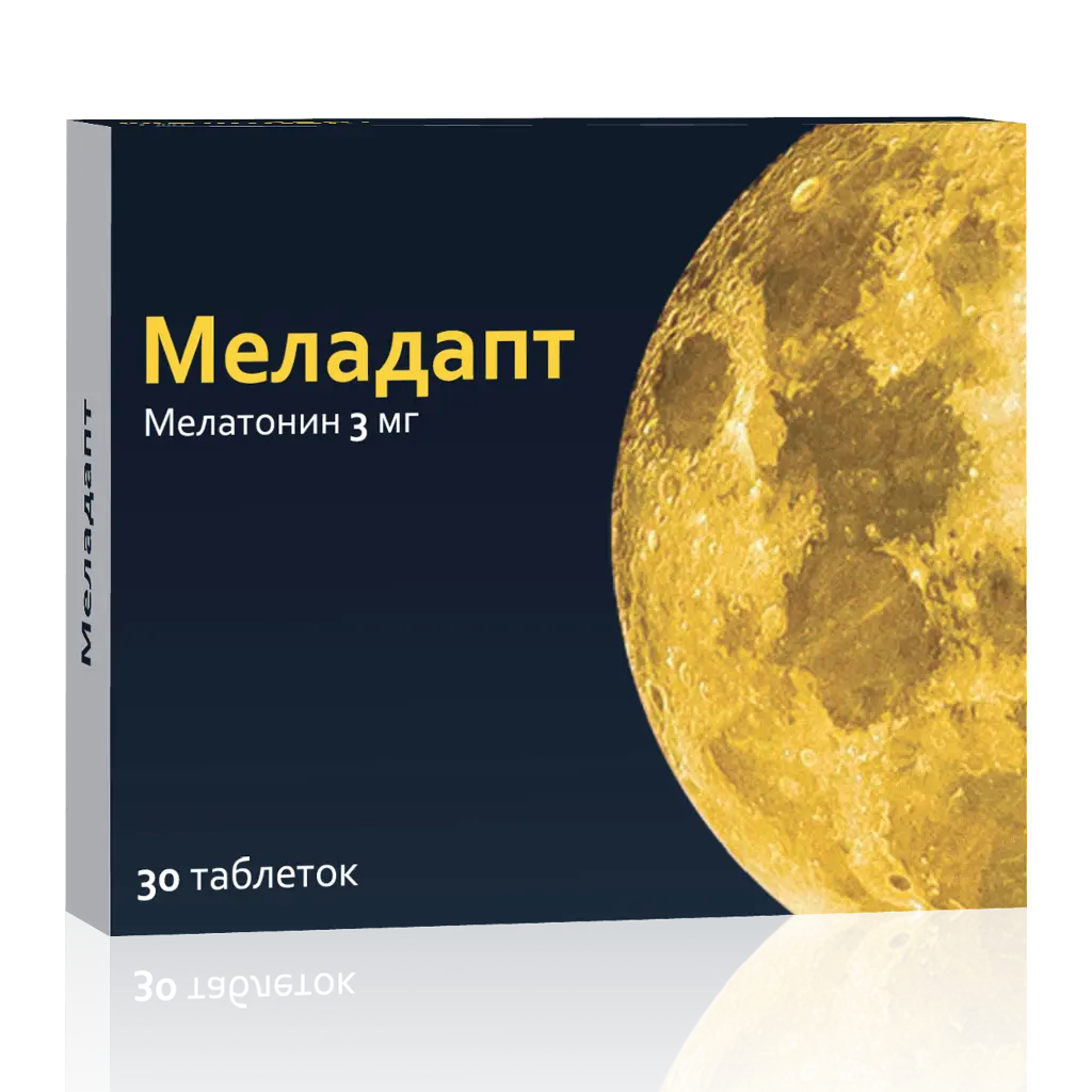 МЕЛАДАПТ табл. п.п.о. 3мг N30 (ОЗОН_БРЕНДЫ, РФ)