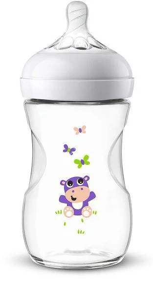 АВЕНТ (Avent) бутылочка пласт. 260мл силик соска скошен/медл поток Natural 1м+ SCF070/22 (ФИЛИПС  ЭЛЕКТРОНИКС, ИНДОНЕЗИЯ)