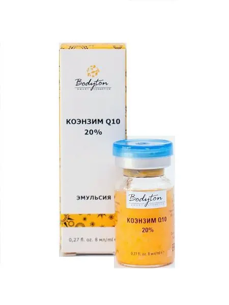 БОДИТОН (BODYTON) сыворотка для лица/шеи/декольте Коэнзим Q10 (20%) 8мл (Бодитон, РФ)