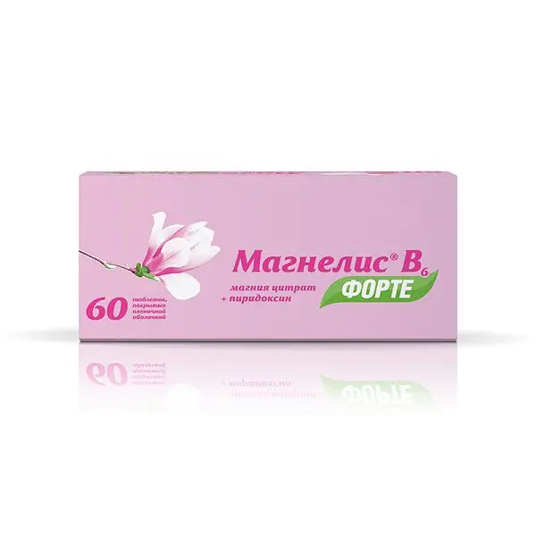 МАГНЕЛИС В6 Форте табл. п.п.о. N60 (ОТИСИФАРМ, РФ)