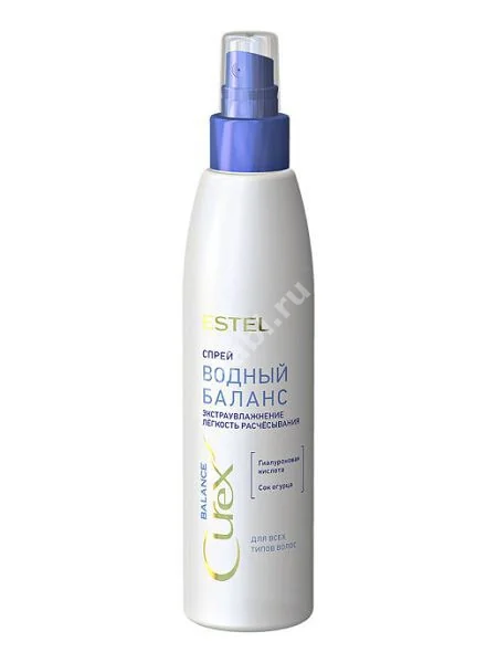 ЭСТЕЛЬ (ESTEL) Curex Aqua Balance спрей для всех типов волос 200мл (Юникосметик, РФ)