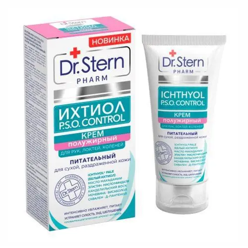 ДОКТОР ШТЕРН (DR. STERN) Ихтиол PSO Control крем питат полужирный 50мл (СвиссФарм, РФ)