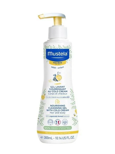 МУСТЕЛА (MUSTELA) Bebe гель д/купания питат. 300мл (Лаборатория Экспансьянс, ФРАНЦИЯ)