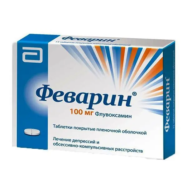 ФЕВАРИН табл. п.п.о. 100мг N60 (Эбботт Лэбораториз де Мексико, ФРАНЦИЯ)