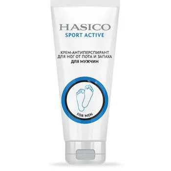 ХАСИКО Sport Active антиперспирант крем для ног от пота и запаха д/мужчин 75мл (ТВИНС ТЭК, РФ)