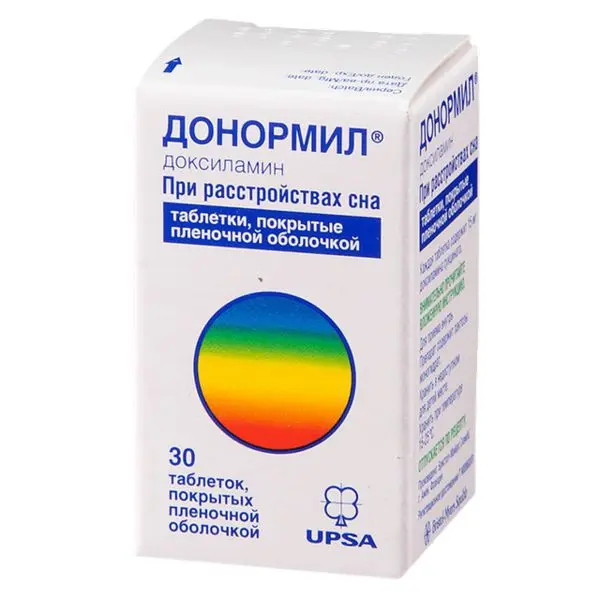 ДОНОРМИЛ табл. п.п.о. 15мг N30 (ДЕЛЬТА МЕДИКАЛ, ФРАНЦИЯ)