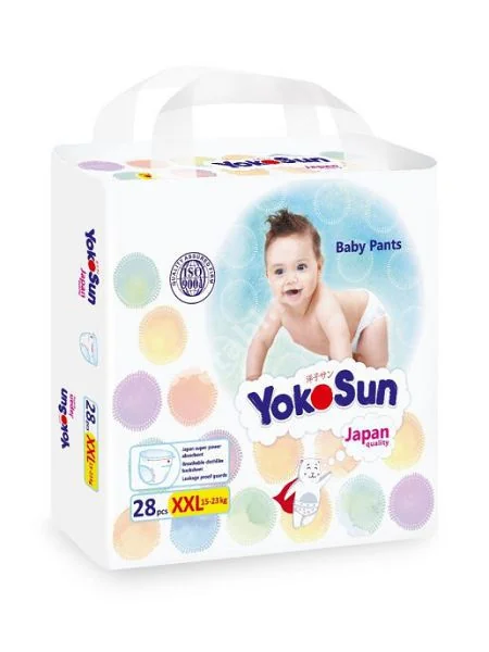 ЙОКОСАН (YOKOSUN) подгузники-трусики 15-23кг р.XXL N28 (Фуцзянь Провинция, КИТАЙ)