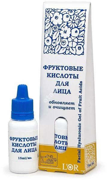 ДНЦ (DNC) L`Or гель для лица Фруктовые кислоты 15мл (ДНЦ Косметика, РФ)