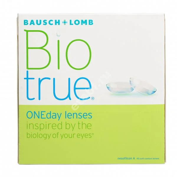ЛИНЗЫ КОНТАКТНЫЕ Bausch+Lomb Biotrue Oneday 90шт традиц 1день б/цв -2.25 8.6 (Бауш энд Ломб Инкорпорейтед, ФРАНЦИЯ)