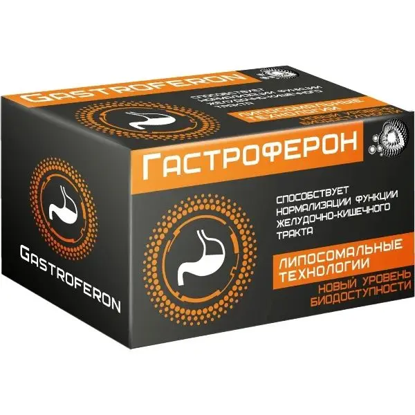 ГАСТРОФЕРОН капс. 0.2г N60 (Вектор-Медика, РФ)