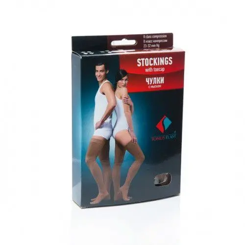 ЧУЛКИ Тонус Эласт Люкс 2кк р.5/рост1 карамель (ТОНУС ЭЛАСТ, ЛАТВИЯ)