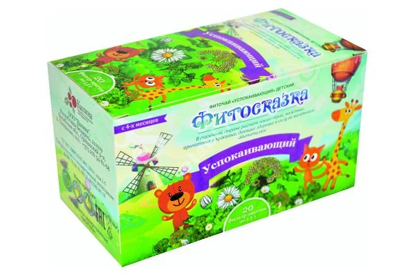 ФИТОСКАЗКА Успокаивающий фиточай (фильтр-пак.) 1.2г N20 (Калина, БЕЛАРУСЬ)