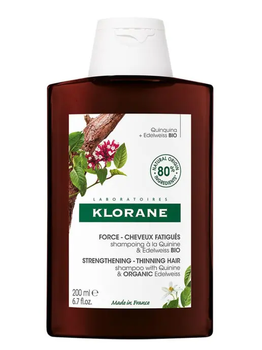 КЛОРАН (KLORANE) шампунь от выпадения Экстракт Хинина/Эдельвейса 200мл (ПЬЕР ФАБР, ФРАНЦИЯ)