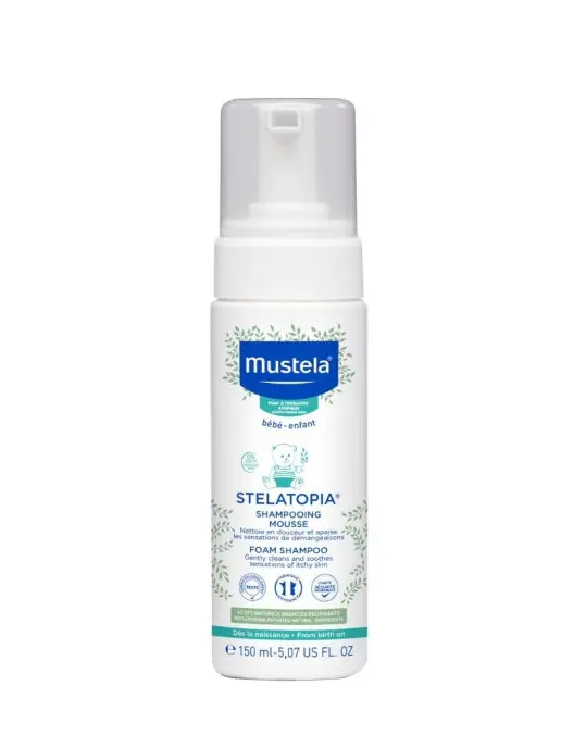 МУСТЕЛА (MUSTELA) Stelatopia шампунь - мусс 0м+ 150мл (Лаборатория Экспансьянс, ФРАНЦИЯ)