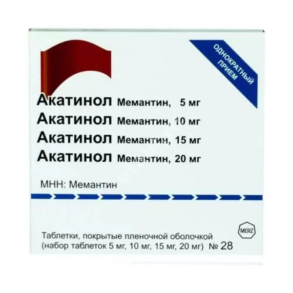 АКАТИНОЛ МЕМАНТИН табл. п.п.о. (набор) N28 (МЕРЦ ФАРМА, ГЕРМАНИЯ)