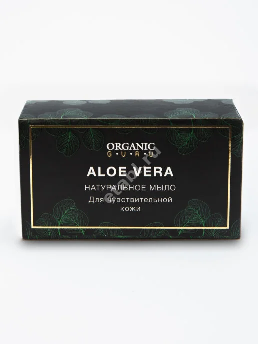 ОРГАНИК ГУРУ Aloe vera мыло 90г (Скай Органик, ВЕЛИКОБРИТАНИЯ)