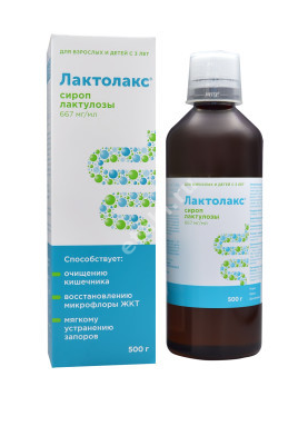 ЛАКТОЛАКС сироп (фл.) 667мг/мл - 370мл N1 (500г) (Физтех Инжиниринг НПК, РФ)