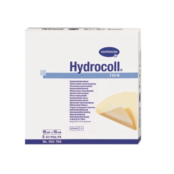 ПОВЯЗКА Hydrocoll thin гидроколлоидная стер. 15х15см N5 (ПАУЛЬ ХАРТМАНН, ГЕРМАНИЯ)
