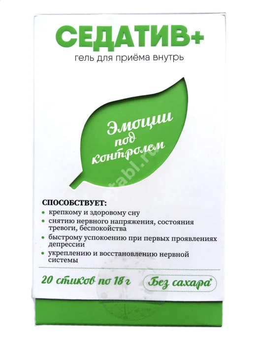 СЕДАТИВ+ гель для приема внутрь (стик) 18г N20 (Алтайский Букет, РФ)