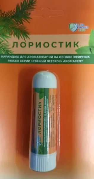 ЛОРИОСТИК Свежий ветерок карандаш-ингалятор д/ароматерапии N1 (АСПЕРА, РФ)