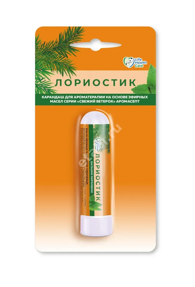 ЛОРИОСТИК Свежий ветерок карандаш-ингалятор д/ароматерапии N1 (Аспера ПК, РФ)