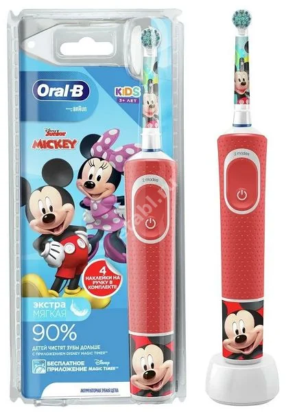 ОРАЛ-БИ (ORAL-B) Kids зубная щетка электрическая Mickey экстрамягкая (ПРОКТЕР & ГЕМБЛ , ВЕНГРИЯ)