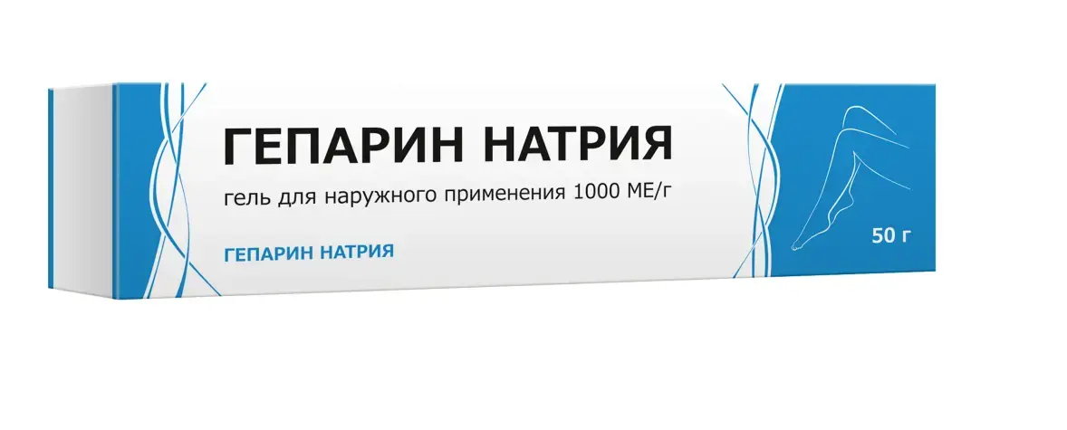 ГЕПАРИН гель (туба) 1 000МЕ/г - 50г N1 (Тульская Ф.Ф., РФ)