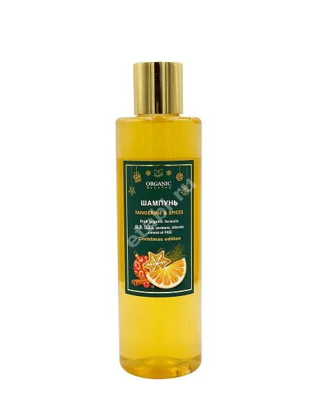 ОРГАНИК ГУРУ Tangerine & Spices шампунь для волос 250мл (Скай Органик, ВЕЛИКОБРИТАНИЯ)