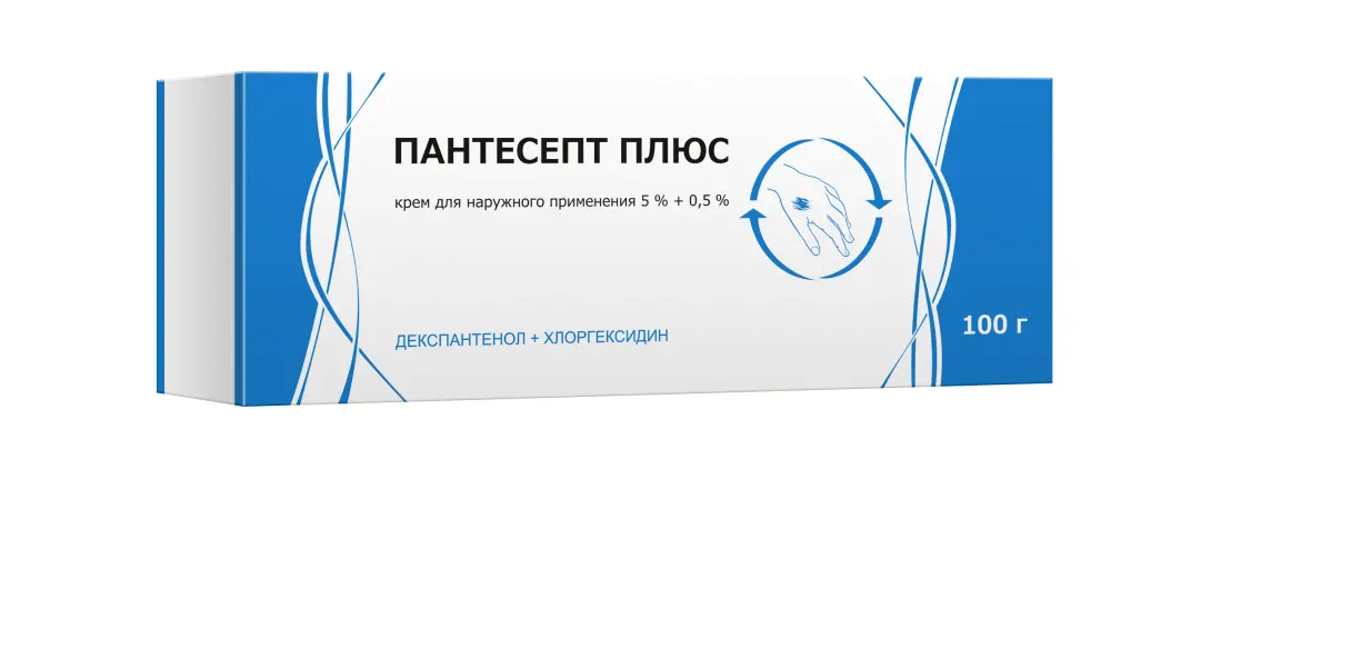 ПАНТЕСЕПТ ПЛЮС крем (туба) 5%+0.5% - 100г N1 (Тульская Ф.Ф., РФ)