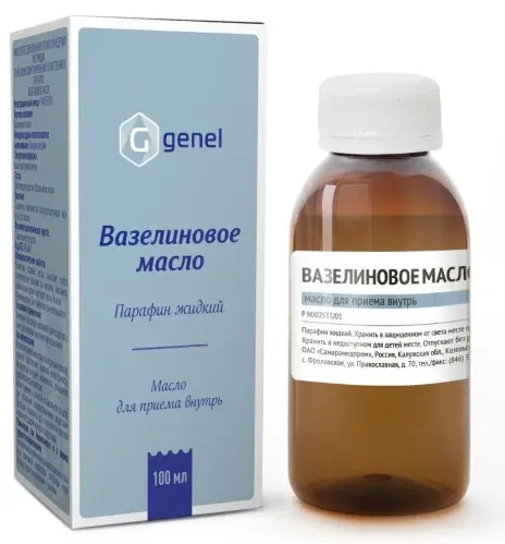 ВАЗЕЛИНОВОЕ МАСЛО масло внутр. (фл.) 100мл N1 (Самарамедпром, РФ)