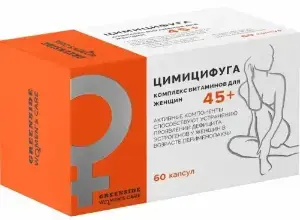 ЦИМИЦИФУГА с комплексом витаминов для женщин 45+ капс. 0.45г N60 (ГРИН САЙД, РФ)