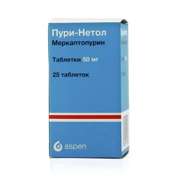ПУРИ-НЕТОЛ табл. 50мг N25 (АСПЕН ФАРМА ТРЕЙДИНГ ЛИМИТЕД, ГЕРМАНИЯ)