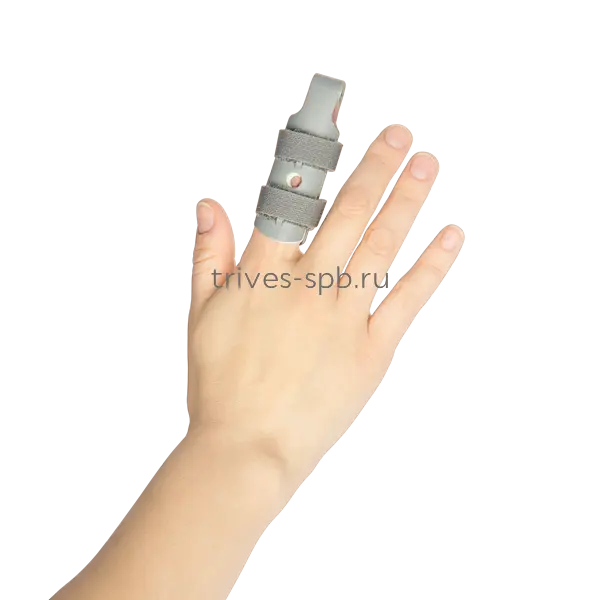 Тривес ШИНА на палец кисти  арт.Т.38.42 р.L 7.5см U-образный пласт. (Медиана, РФ)